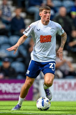 Preston North End 'den Alfie Devine Gökyüzü İddia Şampiyonası' nda Preston North End 'e karşı Deepdale, Preston, İngiltere, 13 Eylül 2025 