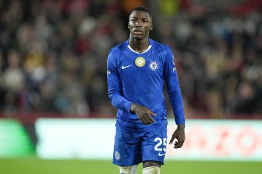 Chelsea 'den Moiss Caicedo Premier Lig karşılaşmasında Brentford Chelsea' ye karşı Gtech Community Stadyumu, Londra, İngiltere, 13 Eylül 2025 