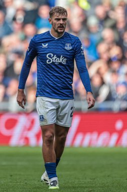 Everton 'dan Kiernan Dewsbury-Hall Premier League maçında Everton, Aston Villa' ya karşı Hill Dickinson Stadyumu, Liverpool, 13 Eylül 2025 