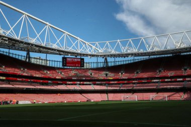 13 Eylül 2025 tarihinde Emirates Stadyumu 'nda oynanan Premier League maçı öncesinde Emirates Stadyumu' nun genel bir görüntüsü Arsenal vs Nottingham Ormanı 'na karşı. 
