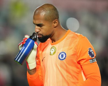 Chelsea 'den Robert Snchez Premier League karşılaşmasında Brentford Chelsea' ye karşı Gtech Community Stadyumu, Londra, 13 Eylül 2025 