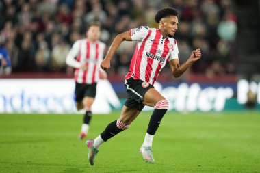Brentford 'dan Kevin Schade Premier League maçı sırasında Brentford Chelsea' ye karşı Gtech Community Stadyumu, Londra, Birleşik Krallık, 13 Eylül 2025 