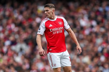 Arsenal 'den Viktor Gyokeres, 13 Eylül 2025' te İngiltere 'nin Emirates Stadyumu' nda oynanan Premier League maçında Arsenal ve Nottingham Ormanı maçına bakıyor. 