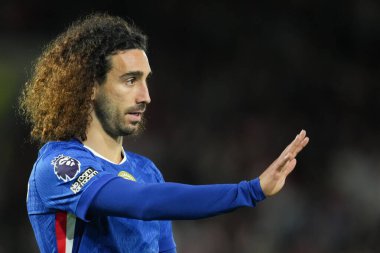 Chelsea 'den Marc Cucurella Premier Lig karşılaşmasında Brentford Chelsea' ye karşı Gtech Community Stadyumu, Londra, Birleşik Krallık, 13 Eylül 2025