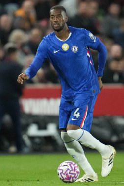 Chelsea 'den Tosin Adarabioyo Premier Lig karşılaşmasında Brentford Chelsea' ye karşı Gtech Community Stadyumu, Londra, Birleşik Krallık, 13 Eylül 2025 