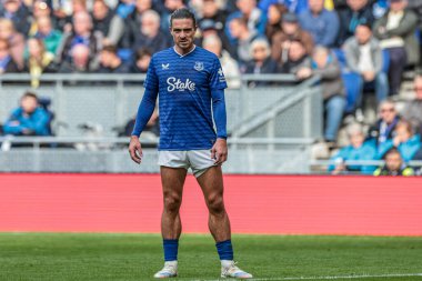 Everton 'dan Jack Grealish Premier Lig maçı sırasında Everton, Aston Villa' ya karşı Hill Dickinson Stadyumu, Liverpool, Birleşik Krallık, 13 Eylül 2025 