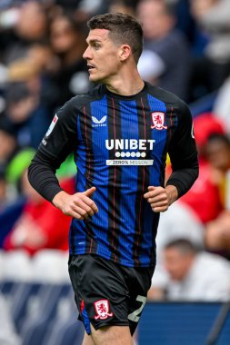 Middlesbrough 'dan Darragh Lenihan Gökyüzü İddia Şampiyonası' nda Preston North End 'e karşı Deepdale, Preston, Birleşik Krallık, 13 Eylül 2025