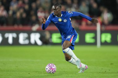 Premier League karşılaşmasında Chelsea 'den Tyrique George Brentford Chelsea' ye karşı Gtech Community Stadyumu, Londra, 13 Eylül 2025