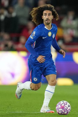 Chelsea 'den Marc Cucurella Premier Lig karşılaşmasında Brentford Chelsea' ye karşı Gtech Community Stadyumu, Londra, Birleşik Krallık, 13 Eylül 2025 