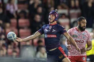 St Helens 'ten Harry Robertson, 12 Eylül 2025' te Leigh Spor Köyü 'nde oynanan Betfred Süper Lig 26. Raundunda Leigh Leopards ile St Helens maçına gidiyor.