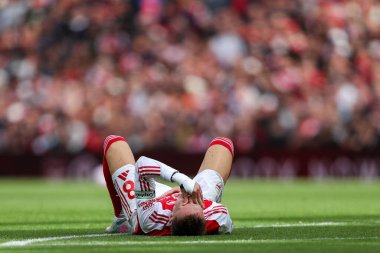 Arsenal 'den Martin Odegaard, 13 Eylül 2025' te İngiltere 'nin Emirates Stadyumu' nda oynanan Premier League maçında sakatlandı. 
