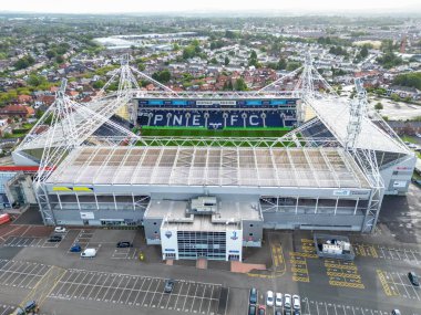 Deepdale Stadyumu 'nun genel zemin manzarası, Preston North End FC' nin sahası, Gökyüzü İddia Şampiyonası maçında Preston North End Middlesbrough 'a karşı Deepdale, Preston, İngiltere, 13 Eylül 2025