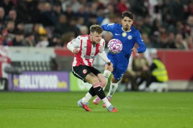 Brentford 'dan Keane Lewis-Potter Premier League maçı sırasında Brentford Chelsea' ye karşı Gtech Community Stadyumu, Londra, Birleşik Krallık, 13 Eylül 2025
