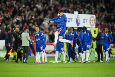 Chelsea 'den Pedro Neto Premier League karşılaşmasında Brentford Chelsea' ye karşı Gtech Community Stadyumu 'nda, 13 Eylül 2025 