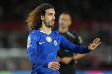 Chelsea 'den Marc Cucurella Premier Lig karşılaşmasında Brentford Chelsea' ye karşı Gtech Community Stadyumu, Londra, Birleşik Krallık, 13 Eylül 2025 