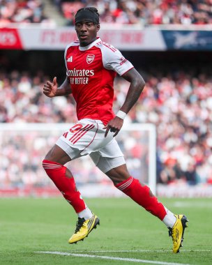 Arsenal 'den Noni Madueke, 13 Eylül 2025' te İngiltere 'nin Emirates Stadyumu' nda oynanan Premier League karşılaşmasında Arsenal ve Nottingham Forest karşı karşıya geldi.