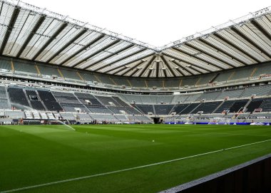 Premier Lig maçı sırasında St James 'Park' ın genel bir görüntüsü. Newcastle United, Wolverhampton Wanderers 'a karşı. St. James' s Park, Newcastle, İngiltere, 13 Eylül 2025 