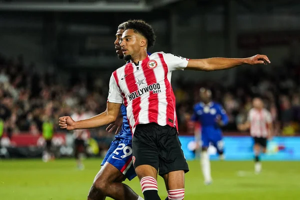 Brentford 'dan Kevin Schade Premier League maçında 1-0 öne geçiyor Brentford Chelsea' ye karşı Gtech Community Stadyumu, Londra, 13 Eylül 2025 