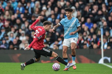 Manchester United 'dan Manuel Ugarte ve Manchester City' den Nico O 'Reilly Premier League karşılaşmasında Manchester City ile Manchester United Etihad Stadyumu' nda 14 Eylül 2025 'de karşı karşıya geldiler.