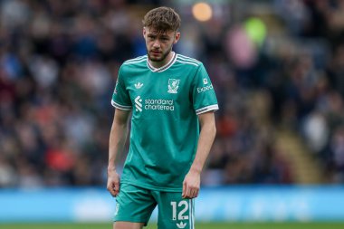 Liverpool 'dan Conor Bradley Premier Lig karşılaşmasında Burnley, Liverpool' a karşı Turf Moor, Burnley, İngiltere, 14 Eylül 2025 