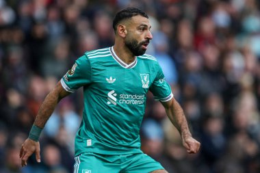 Liverpool 'dan Mohamed Salah Premier Lig maçı sırasında Burnley, Liverpool' a karşı Turf Moor, Burnley, İngiltere, 14 Eylül 2025 