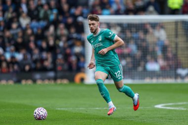 Liverpool 'dan Conor Bradley Premier Lig karşılaşmasında Burnley, Liverpool' a karşı Turf Moor, Burnley, İngiltere, 14 Eylül 2025