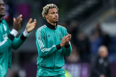 Liverpool 'dan Hugo Ekitike, 14 Eylül 2025' te Burnley 'nin Liverpool' a karşı oynadığı Turf Moor, Burnley 'deki Premier League maçı sonrasında 1-0' lık galibiyeti kutladı.