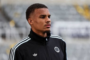 Newcastle United takımından Malick Thiaw, UEFA Şampiyonlar Ligi 2025 / 26 Faz MD1 Newcastle United 'a karşı St. James' s Park, Newcastle, İngiltere, 18 Eylül 2025 'de stadyuma vardı. 