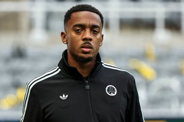 Newcastle Untie 'den Joe Willock, UEFA Şampiyonlar Ligi 2025 / 26 Faz MD1 Newcastle United' a karşı St. James 's Park, Newcastle, İngiltere, 18 Eylül 2025' de stadyuma vardı. 