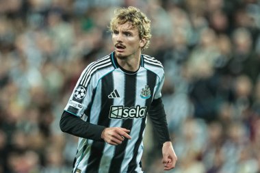Newcastle United takımından Nick Woltemade UEFA Şampiyonlar Ligi 2025 / 26 Faz MD1 Faz United Barcelona 'ya karşı St. James' s Park, Newcastle, İngiltere, 18 Eylül 2025 