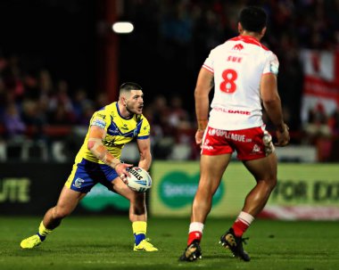 Warrington Wolves 'dan Danny Walker 27. Betfred Süper Lig karşılaşmasında Hull KR, Warrington Wolves' a karşı Sewell Group Craven Park Kingston üzerine Hull, İngiltere, 18 Eylül 2025