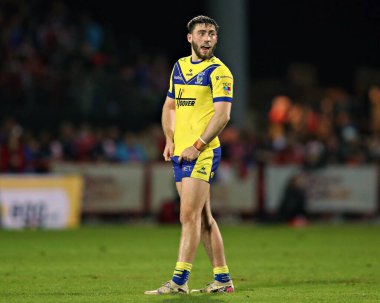 Warrington Wolves takımından Adam Holroyd 27. Betfred Süper Ligi karşılaşmasında Hull KR, Warrington Wolves 'a karşı Sewell Group Craven Park, Kingston upon Hull, İngiltere, 18 Eylül 2025