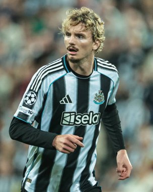 Newcastle United takımından Nick Woltemade UEFA Şampiyonlar Ligi 2025 / 26 Faz MD1 Faz United Barcelona 'ya karşı St. James' s Park, Newcastle, İngiltere, 18 Eylül 2025 