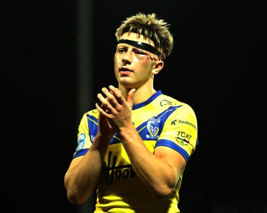 Warrington Wolves takımından Ewan Irwin, 18 Eylül 2025 tarihinde İngiltere 'nin Hull kenti üzerinde oynanan Sewell Group Craven Park' ta oynanan 27.