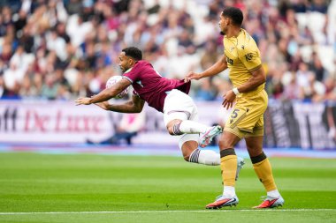 Premier Lig maçı sırasında West Ham United, Londra Stadyumu 'nda Crystal Palace' a karşı 20 Eylül 2025