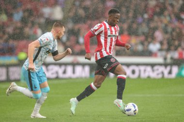 Sheffield United takımından Chiedozie Ogbene 20 Eylül 2025 'te Bramall Lane, Sheffield, İngiltere' de Sheffield United ve Charlton Athletic maçında maç yapıyor. 