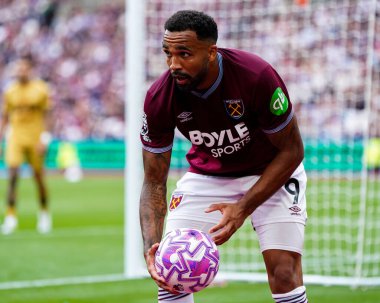 Premier Lig maçı sırasında West Ham United 'tan Callum Wilson Londra Stadyumu' nda Crystal Palace 'a karşı 20 Eylül 2025 