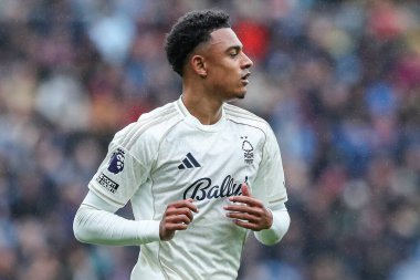 Nottingham Ormanı 'ndan Dan Ndoye Premier Lig maçı sırasında Burnley, Burnley Ormanı' na karşı Turf Moor, Burnley, İngiltere, 20 Eylül 2025