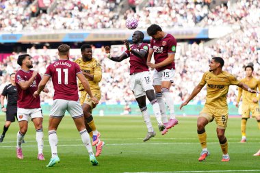 Premier Lig maçı sırasında West Ham United, Londra Stadyumu 'nda Crystal Palace' a karşı 20 Eylül 2025