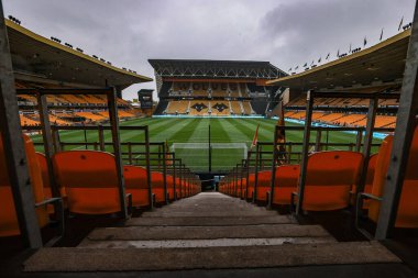 20 Eylül 2025 'te Molineux, Wolverhampton, İngiltere' de oynanan Premier League karşılaşması öncesinde Molineux-Leeds United maçının genel görünümü