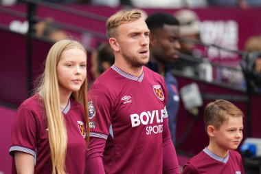 West Ham United 'dan Jarrod Bowen Premier League maçı öncesinde West Ham United, Londra Stadyumu' nda Crystal Palace 'a karşı, 20 Eylül 2025 