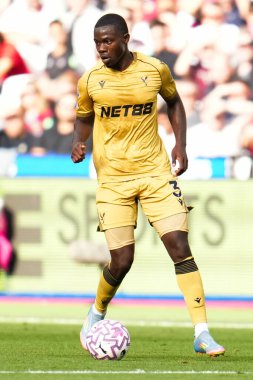 Crystal Palace 'dan Tyrick Mitchell Premier Lig maçı sırasında Londra Stadyumu' nda West Ham United 'a karşı Crystal Palace, 20 Eylül 2025 