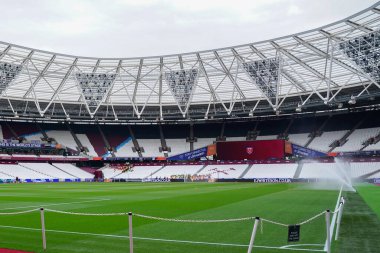 Premier League karşılaşması öncesinde Londra Stadyumu 'nun genel görünümü 20 Eylül 2025' te Londra Stadyumu 'nda West Ham United' a karşı Crystal Palace karşılaşması. 