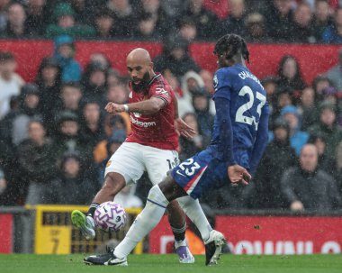 Manchester United takımından Bryan Mbeumo, Manchester United ile Chelsea maçında 20 Eylül 2025 'te Old Trafford, Manchester, İngiltere' de karşılaştı. 