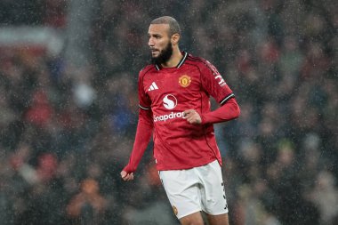 Manchester United ile Manchester United arasında oynanan Premier League maçında Noussair Mazraoui 20 Eylül 2025 'te Old Trafford, Manchester, İngiltere' de Chelsea 'ye karşı 