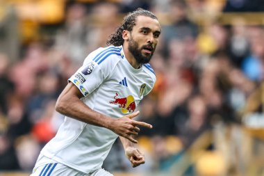 Leeds United takımından Dominic Calvert-Lewin Premier League maçında Wolverhampton Wanderers, Leeds United 'a karşı Molineux, Wolverhampton, İngiltere, 20 Eylül 2025 