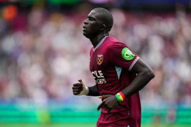 West Ham United 'dan El Hacı Malick Diouf 20 Eylül 2025' te Londra Stadyumu 'nda oynanan Premier League maçında West Ham United, Crystal Palace' a karşı.