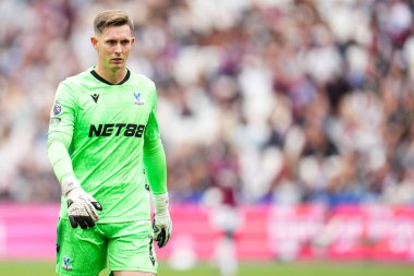 Crystal Palace 'dan Dean Henderson Premier League maçı sırasında West Ham United, Crystal Palace' a karşı Londra Stadyumu, Londra, 20 Eylül 2025 