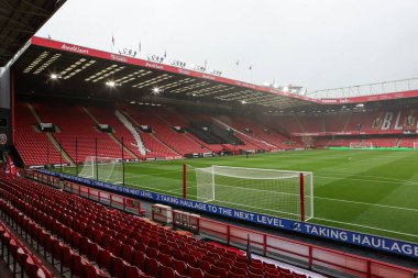 20 Eylül 2025 'te Bramall Lane, Sheffield, İngiltere' de Sheffield United 'a karşı Charlton Athletic' in oynadığı Gökyüzü İddia Şampiyonası karşılaşması öncesinde Bramall Lane 'e genel bir bakış. 