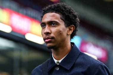 Burnley 'den Bashir Humphreys, Premier League maçı öncesinde Burnley' e karşı Nottingham Ormanı 'nda 20 Eylül 2025' te Burnley, İngiltere 'nin Turf Moor kentinde stadyuma geldi.